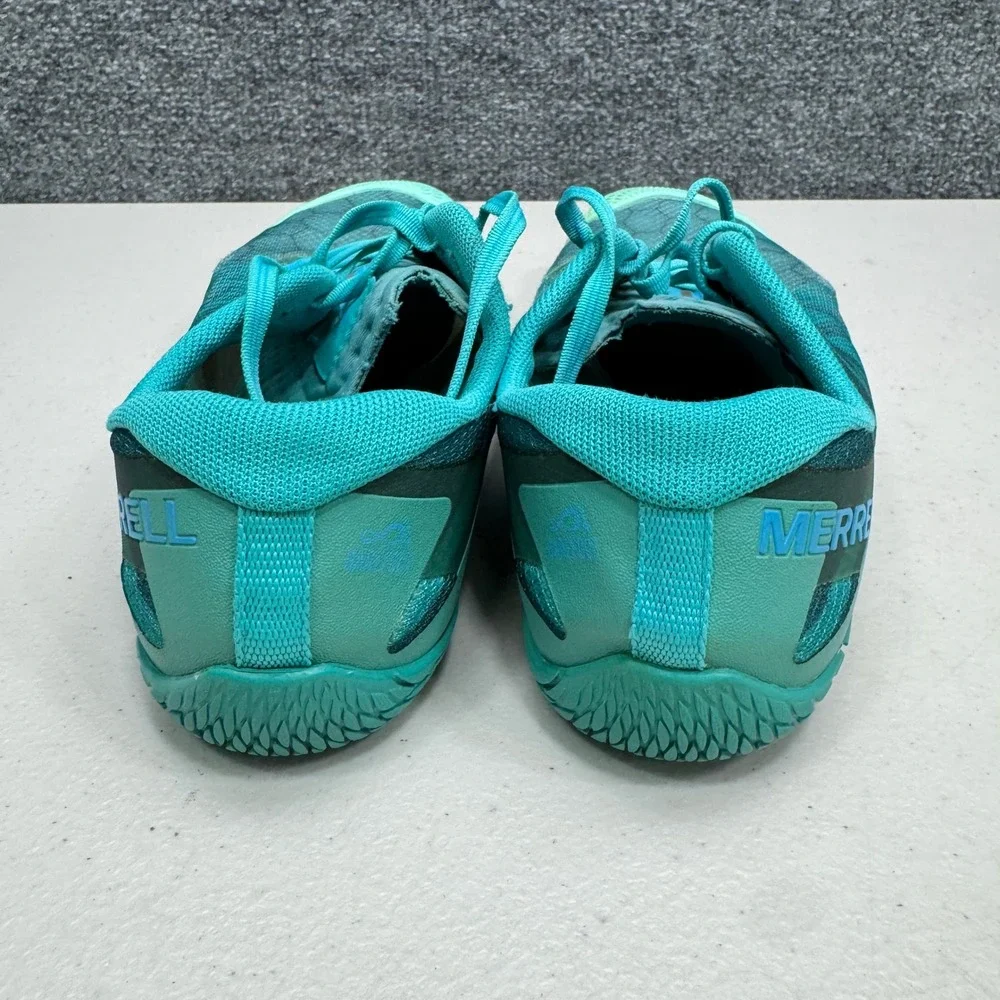 Merrell Vapor Glove 3 Barefoot Running Shoes Womens 10.5 Baltic Teal Athletic